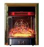 Каминокомплект Interflame Экстер темный дуб с очагом Majestic FX M Brass