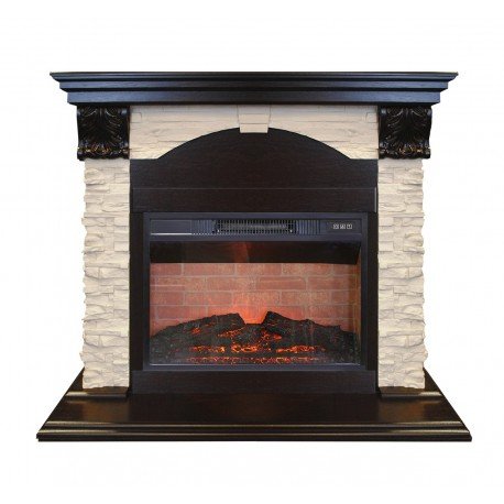 Каминокомплект RealFlame Dublin ROCK STD/EUG/24 AO с очагом Irvine 24