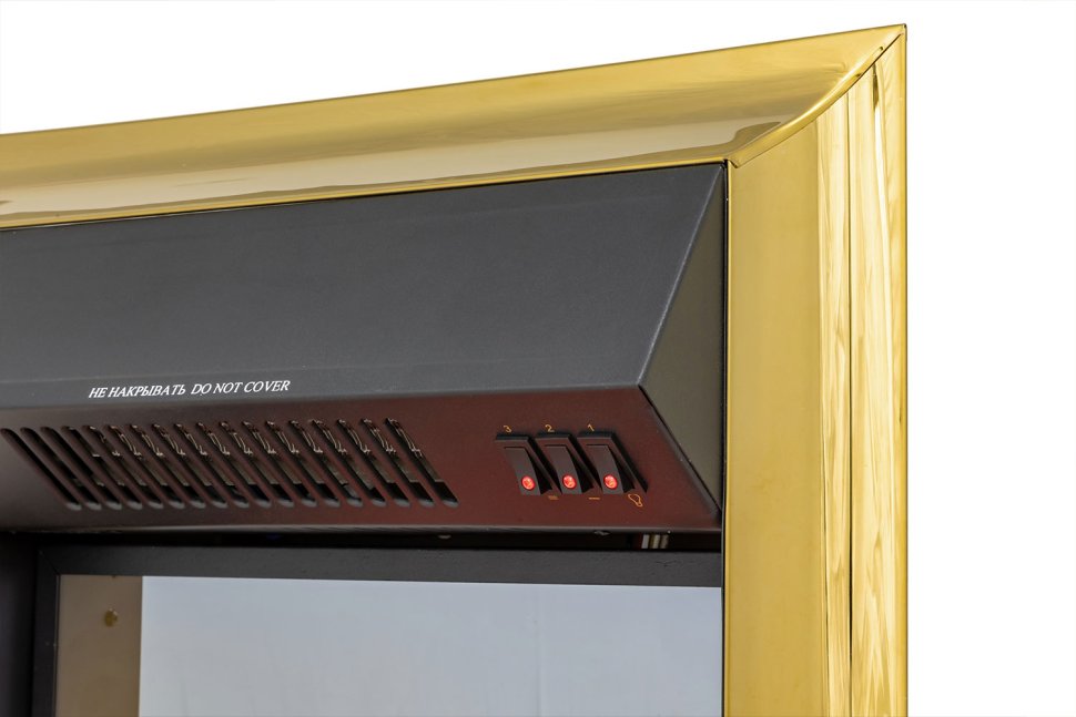 Каминокомплект Royal Flame California STD CRM (Разборный) с очагом Fobos FX M Brass санд сноу