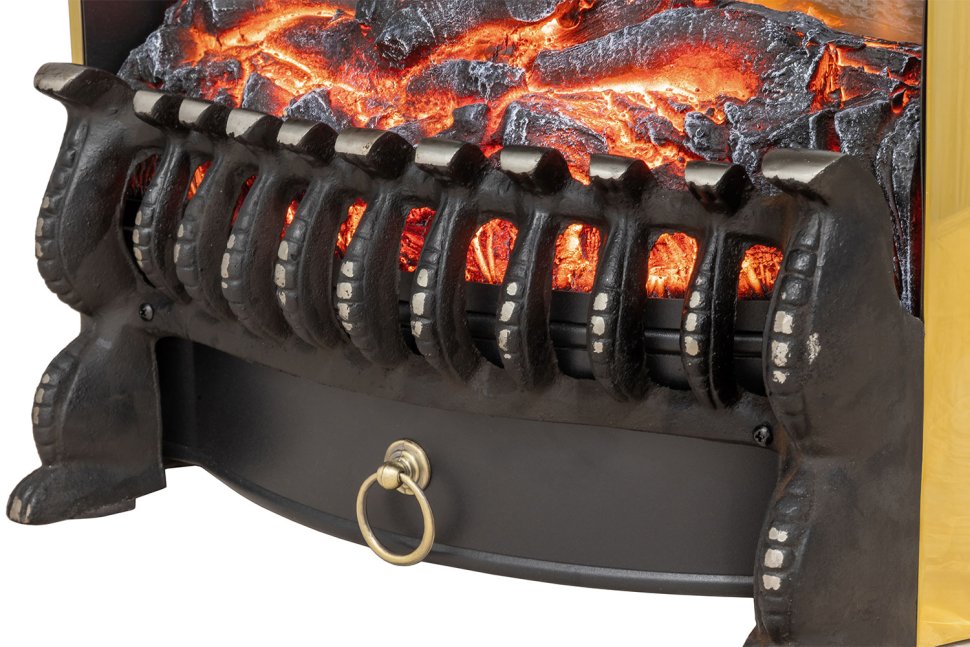 Каминокомплект Royal Flame California STD CRM (Разборный) с очагом Fobos FX M Brass санд сноу