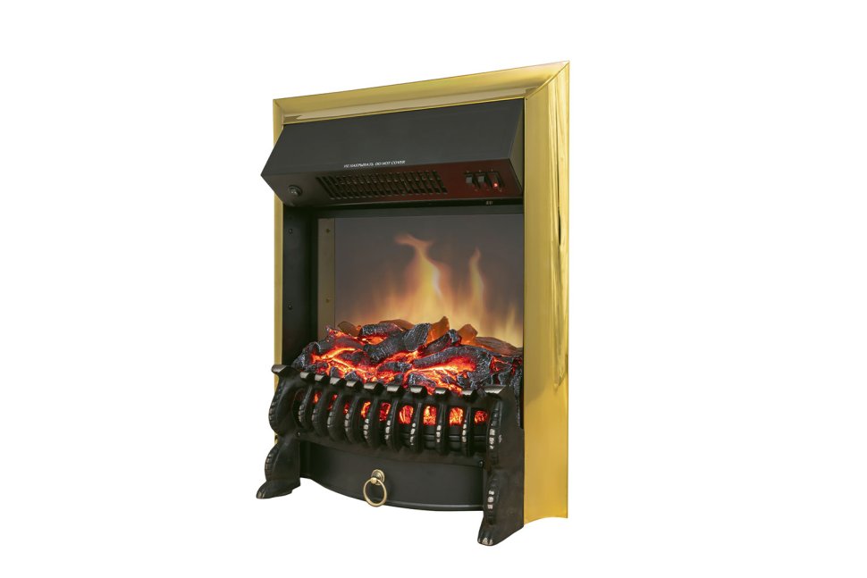 Каминокомплект Royal Flame California STD CRM (Разборный) с очагом Fobos FX M Brass санд сноу