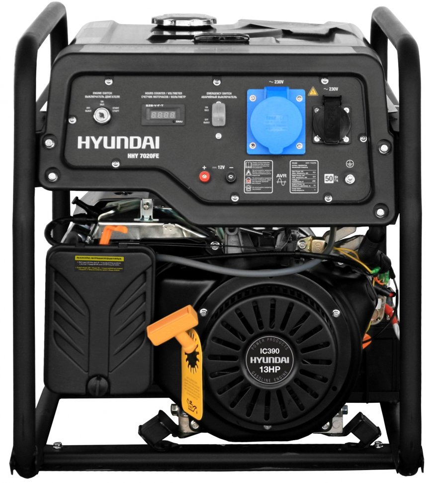 Бензиновый электрогенератор Hyundai HHY 7020FE