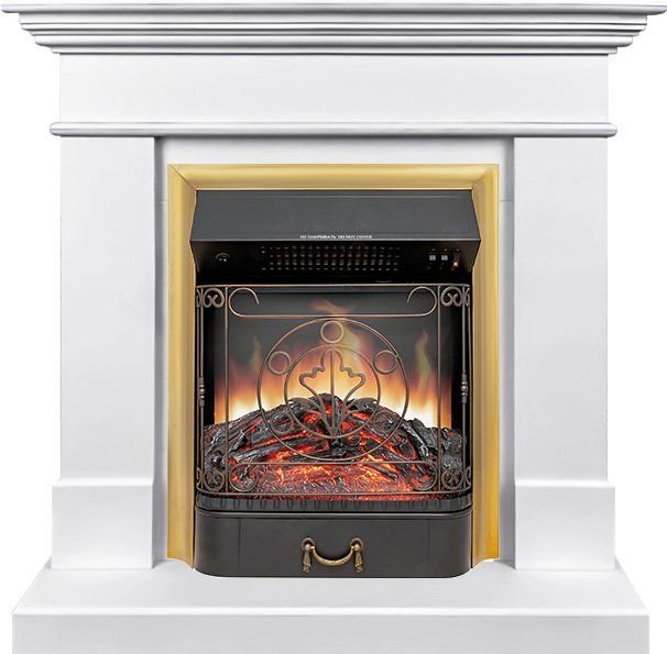 Каминокомплект Royal Flame California STD CRM (Разборный) с очагом Majestic FX M Black RC санд сноу
