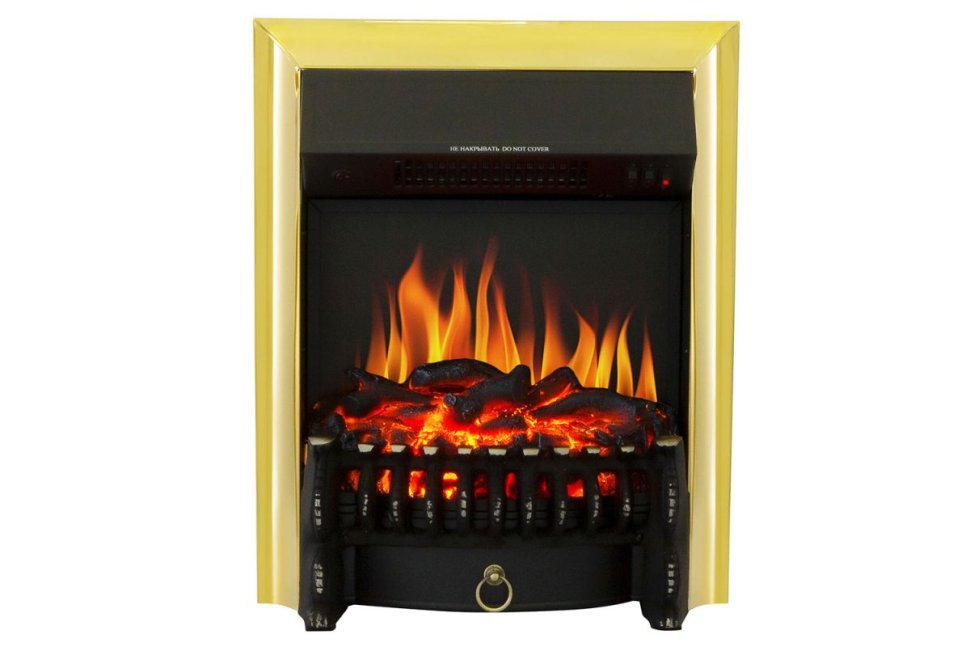 Каминокомплект Royal Flame California STD CRM (Разборный) с очагом Fobos FX Brass санд смоук
