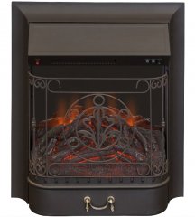Каминокомплект Interflame Аспен бежевый патина с очагом Majestic FX M Black
