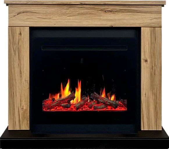 Каминокомплект Royal Flame Bergen 23 (Разборный) с очагом 5D V-ART 25 дуб галифакс
