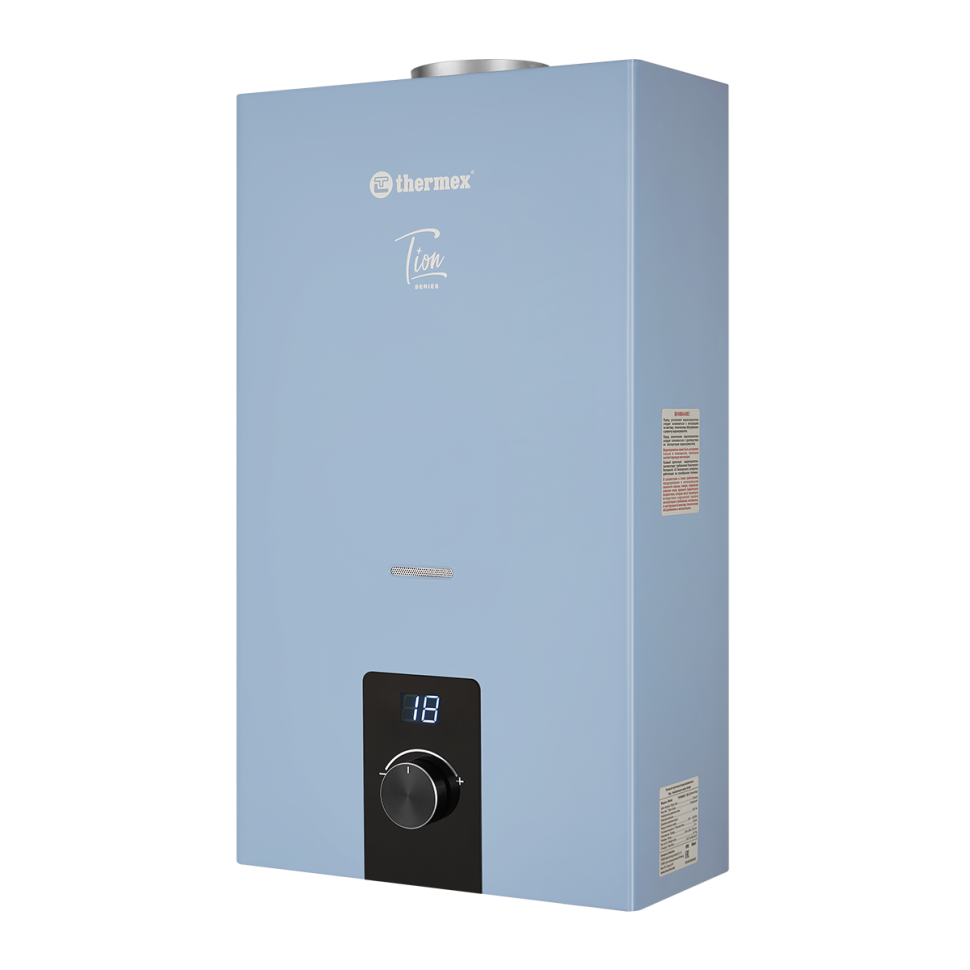 Газовый проточный водонагреватель Thermex T 20 D Silver Grey