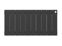 Биметаллический радиатор отопления Royal Thermo PianoForte 300 10 секций Noir Sable