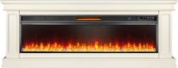 Каминокомплект Royal Flame Geneva 60 слоновая кость с патиной с очагом Vision 60 LED